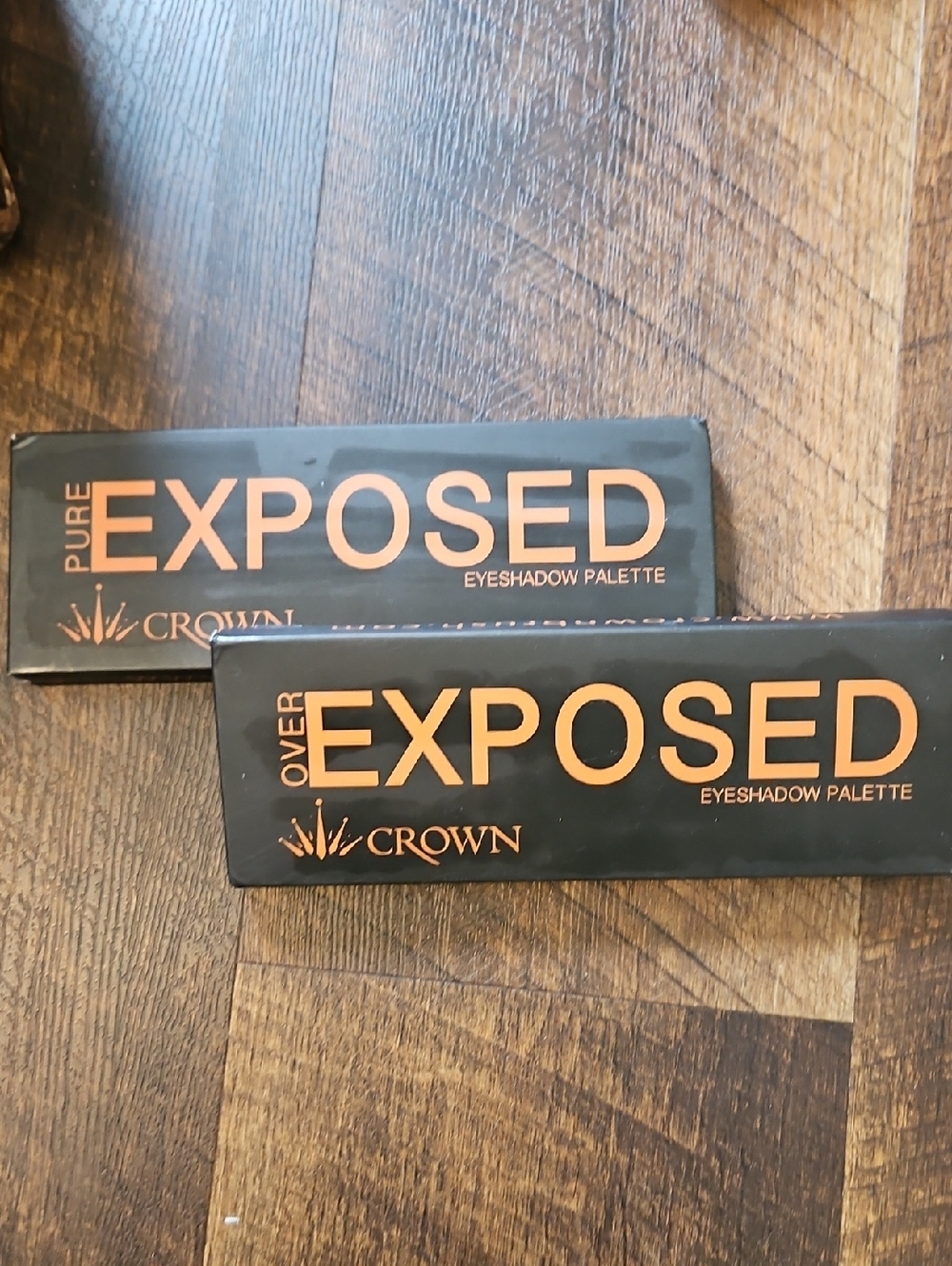 Crown Over Exposed AND Pure Exposed Eyeshadow Palettes- Black & Copper